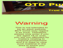 Tablet Screenshot of otd-memories.com
